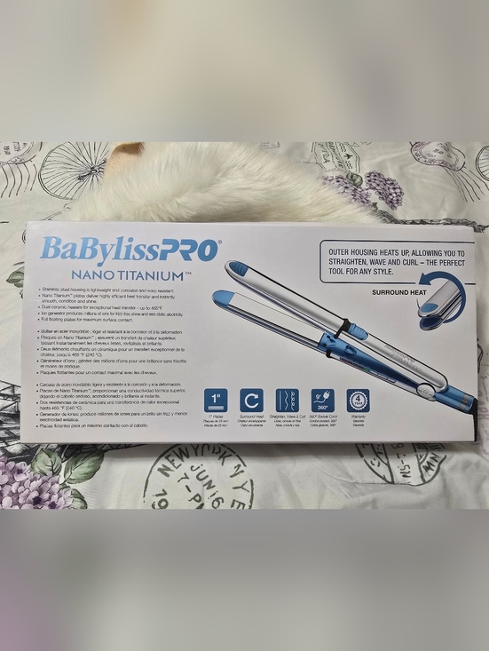 BaBylissPRO Nano Titanium 1" Metallic Blue Multi-Styler EUC - Picture 2 of 14